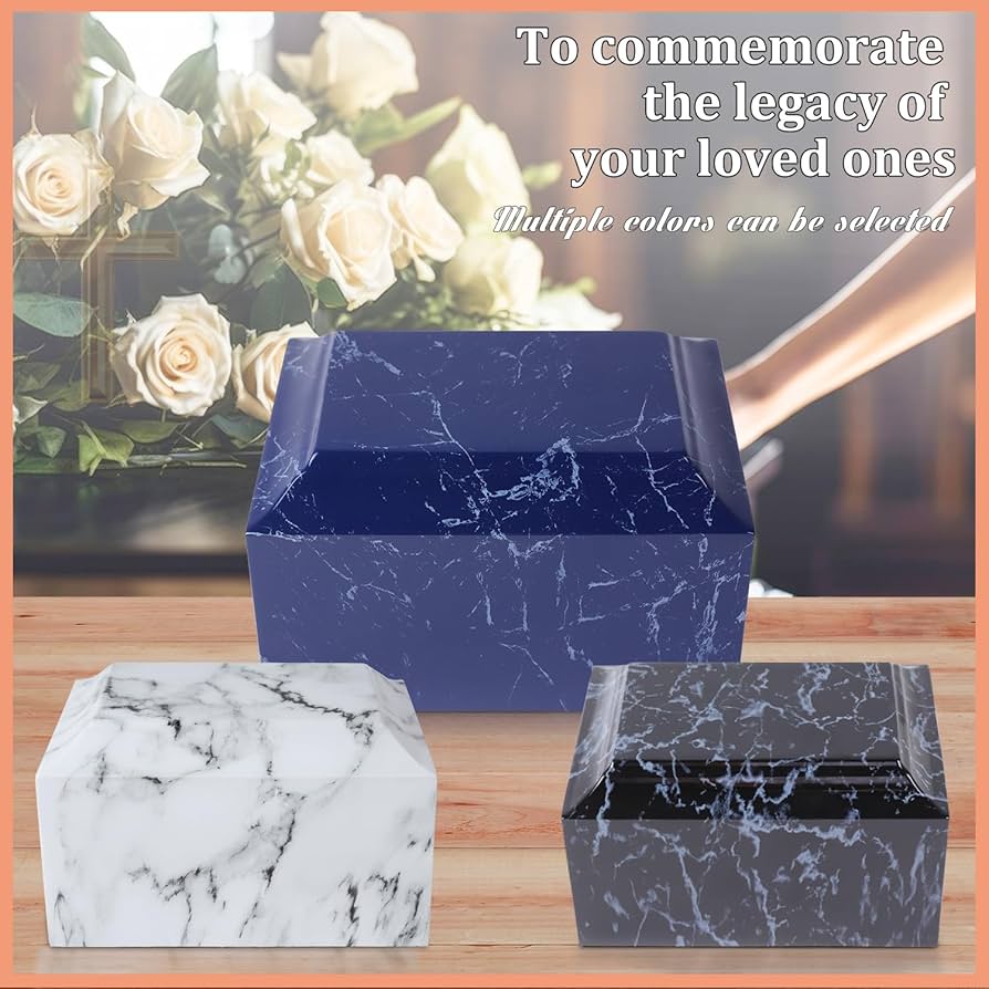 Amazon.com: Blue Marble Cremation Urn, Memorial Urn Vault